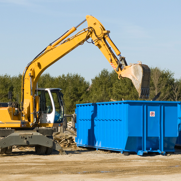 how many times can i have a residential dumpster rental emptied in Westmere